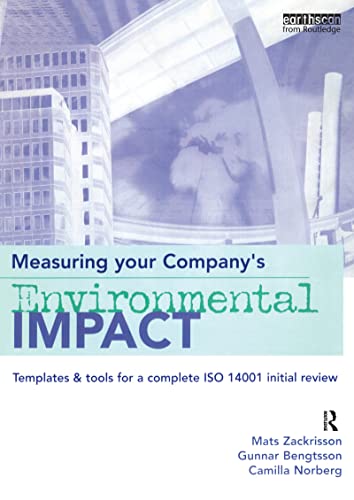 Imagen de archivo de Measuring Your Company's Environmental Impact: Templates and Tools for a Complete ISO 14001 Initial Review a la venta por Chiron Media