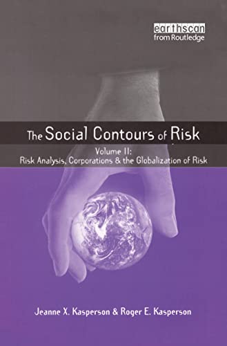 Stock image for The Social Contours of Risk: Two volume Set (Earthscan Risk in Society) for sale by Phatpocket Limited