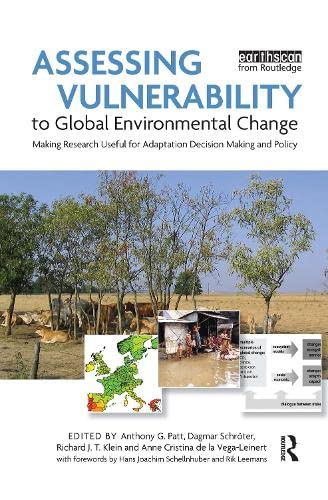 Imagen de archivo de Assessing Vulnerability to Global Environmental Change a la venta por Blackwell's