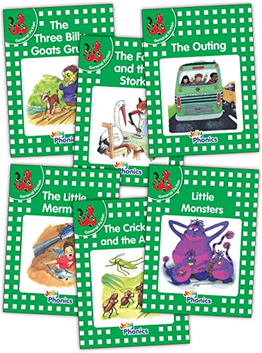 Beispielbild fr Jolly Readers, General Fiction, Level 3 Pack of 6 In Precursive Letters British English edition Jolly Phonics Readers, Complete Set Level 3 zum Verkauf von PBShop.store US