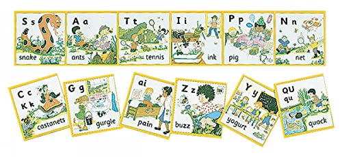 Jolly Phonics Wall Frieze: In Print Letters (9781844140459) by Jolly, Christopher