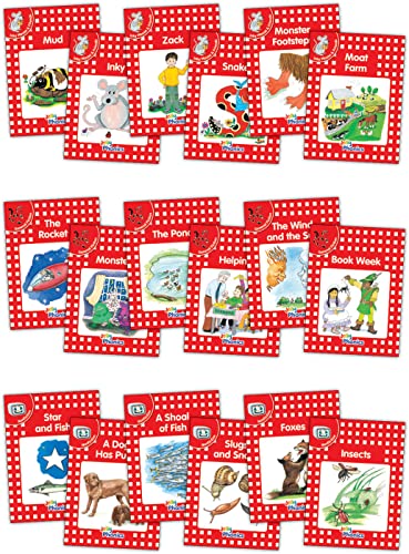 Stock image for Jolly Phonics Readers, Complete Set Level 1: In Precursive Letters (British English Edition) (Jolly Readers) for sale by Omega