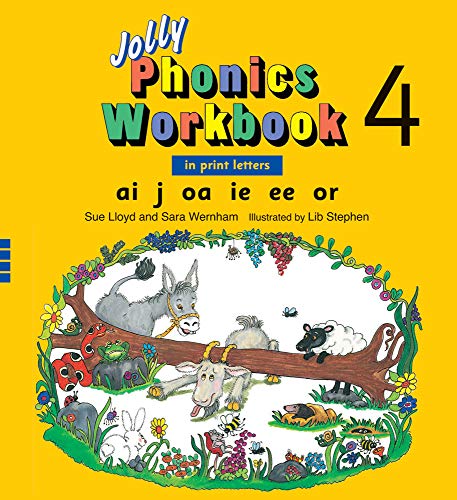 9781844141012: Jolly Phonics Workbook 4: Ai, J, Oa, Ie, Ee, or (Jolly Phonics Workbooks, 4)