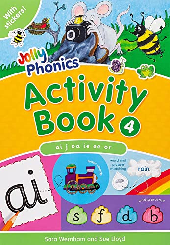 Imagen de archivo de Jolly Phonics Activity Book 4: In Precursive Letters (British English edition) (Jolly Phonics Activity Books, set 1-7) a la venta por SecondSale