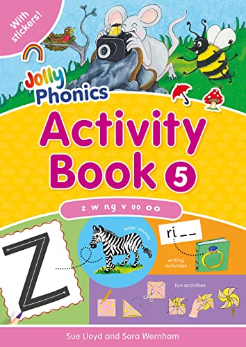 Stock image for Jolly Phonics Activity Book 5: In Precursive Letters (British English edition) (Jolly Phonics Activity Books, set 1-7) for sale by WorldofBooks