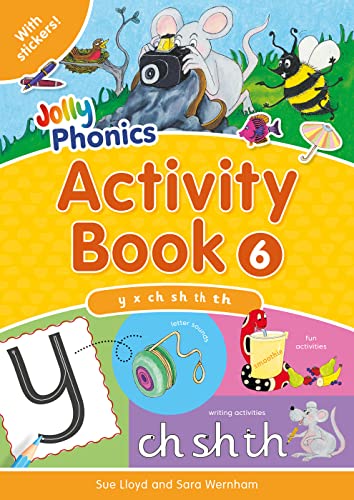 Jolly Phonics Activity Book 6: In Precursive Letters (British English edition) (Jolly Phonics Activity Books, set 1-7) (9781844141586) by Wernham, Sara; Lloyd, Sue