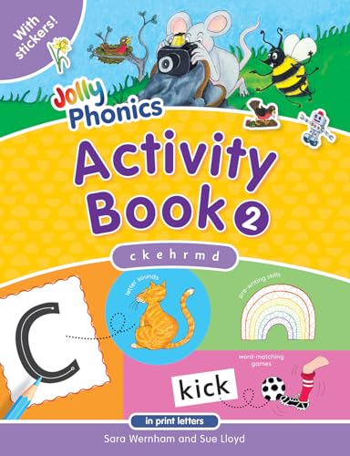 Imagen de archivo de Jolly Phonics Activity Book: In Print Letters (2) (Jolly Phonics Activity Books, Set 1-7) a la venta por Books Unplugged