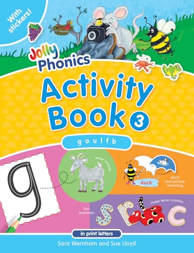 Imagen de archivo de Jolly Phonics Activity Book: In Print Letters (3) (Jolly Phonics Activity Books, Set 1-7) a la venta por GF Books, Inc.