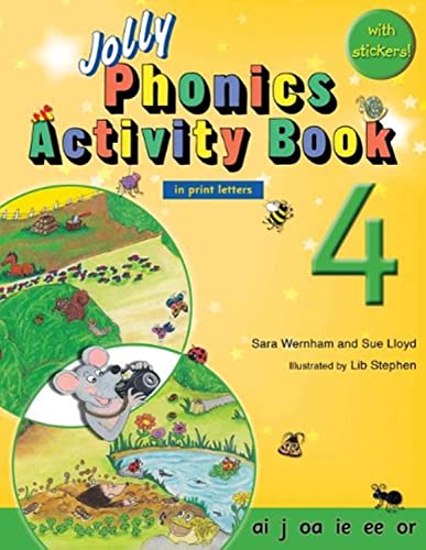 9781844142729: Jolly Phonics Activity Book 4 (in Print Letters) (Jolly Phonics Activity Books, Set 1-7)