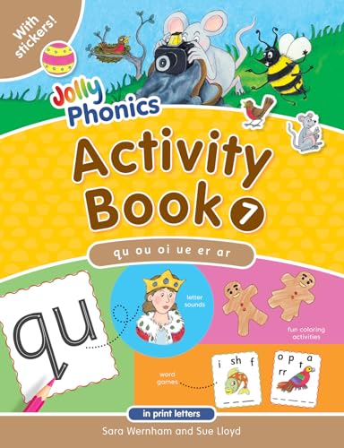 9781844142750: Jolly Phonics Activity Book: In Print Letters (7) (Jolly Phonics Activity Books, Set 1-7)