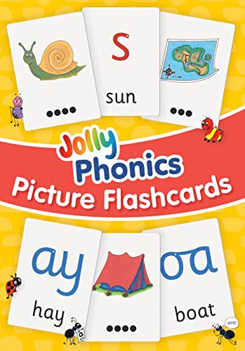 9781844144334: Jolly Phonics Picture Flash Cards: in Precursive Letters