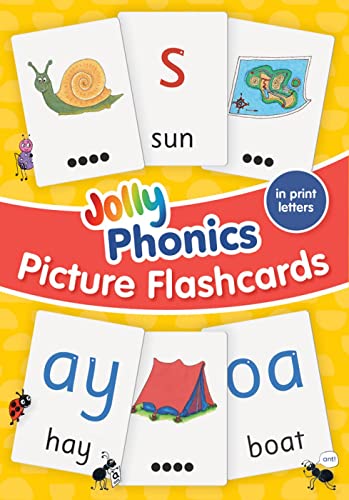 9781844144396: Jolly Phonics Picture Flash Cards: In Print Letters