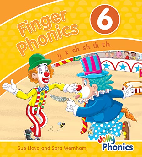 Imagen de archivo de Finger Phonics Book 6: in Precursive Letters (British English edition) (Jolly Phonics: Finger Phonics) a la venta por Revaluation Books