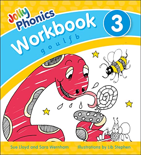 Beispielbild fr Jolly Phonics Workbook 3: in Precursive Letters (British English edition) zum Verkauf von Monster Bookshop