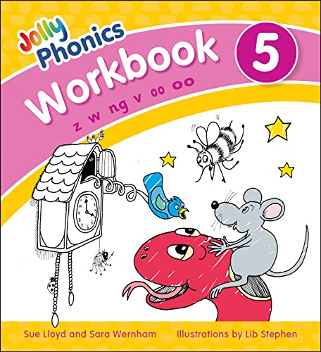 Imagen de archivo de Jolly Phonics Workbook 5 in Precursive Letters British English edition a la venta por PBShop.store US