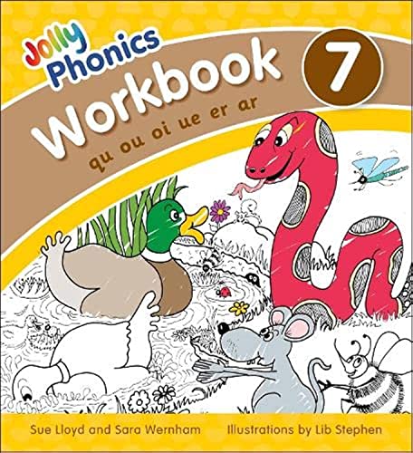 Beispielbild fr Jolly Phonics Workbook 7: in Precursive Letters (British English edition) (Jolly Phonics Workbooks, set of 1?7) zum Verkauf von Reuseabook