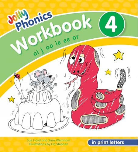 Stock image for Jolly Phonics Workbook 4: In Print Letters: Ai, J, Oa, Ie, Ee, or for sale by Goodwill of Colorado