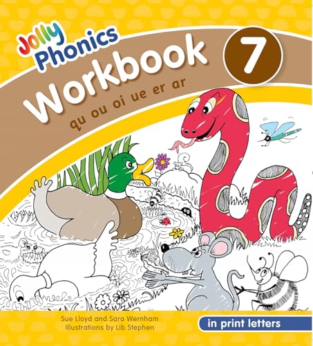 Stock image for Jolly Phonics Workbook 7: In Print Letters (American English Edition) (Jolly Phonics Workbooks, Set of 1-7) for sale by GF Books, Inc.