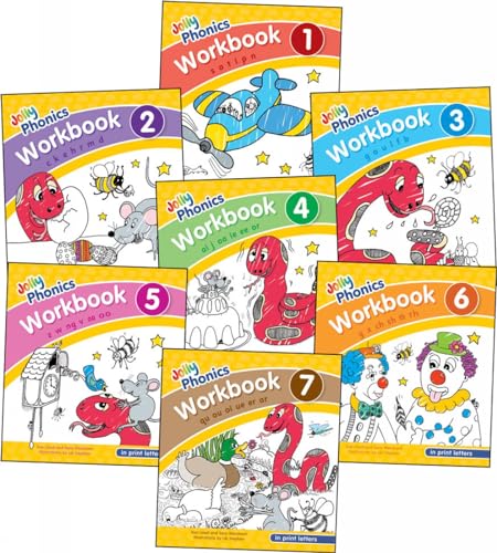 

Jolly Phonics Workbooks 1-7 in Print Letters: In Print Letters
