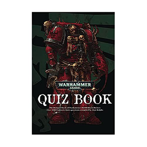 Beispielbild fr The Warhammer 40,000 Quiz Book: A bumper book of 40K brain busters zum Verkauf von KuleliBooks
