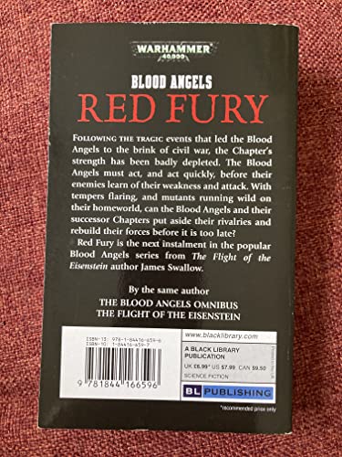 Beispielbild fr Blood Angels: Red Fury (Warhammer 40000) zum Verkauf von WorldofBooks