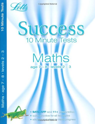 Stock image for Maths 10 Minute Tests 7-8 (Success 10 Minute Tests) (Letts Key Stage 2 Success) for sale by WorldofBooks