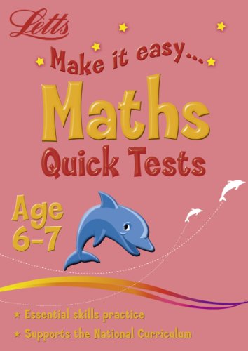 Imagen de archivo de Maths 67 Quick Tests (Make It Easy) (Letts Make It Easy) a la venta por WorldofBooks