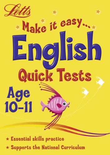 Imagen de archivo de English 1011 Quick Tests (Make It Easy) (Letts Make It Easy) a la venta por WorldofBooks