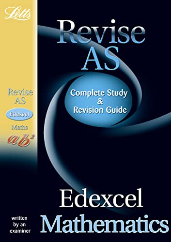 Imagen de archivo de Revise AS - Edexcel Maths: Study Guide (Letts AS Success) a la venta por Pearlydewdrops