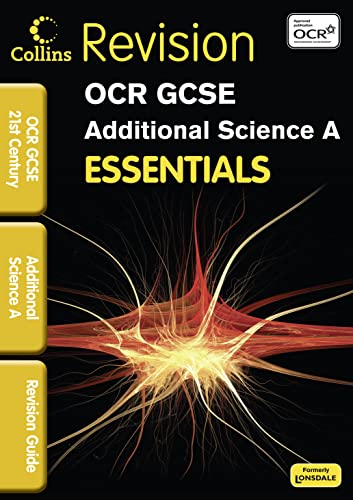 Beispielbild fr Essentials - OCR 21st Century GCSE Additional Science: Revision Guide (Collins Gcse Essentials) zum Verkauf von AwesomeBooks