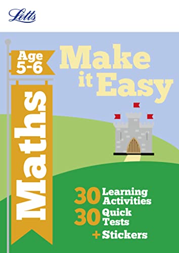Imagen de archivo de Letts Make It Easy Complete Editions - Maths Age 5-6 a la venta por WorldofBooks