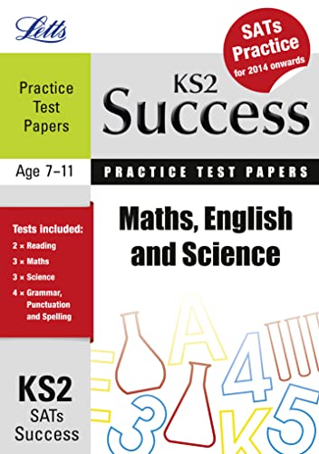 Beispielbild fr Letts Key Stage 2 Success MATHS, ENGLISH AND SCIENCE: Practice Test Papers zum Verkauf von WorldofBooks