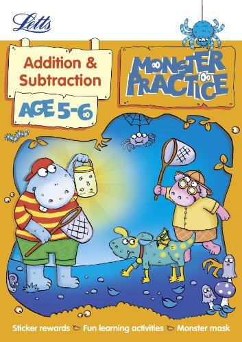 9781844197514: Addition and Subtraction Age 5-6 (Letts Monster Practice)