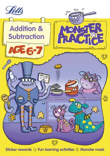 9781844197521: Addition and Subtraction Age 6-7 (Letts Monster Practice)