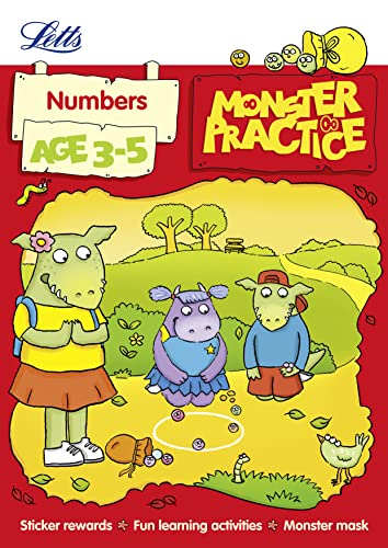 Beispielbild fr Numbers Age 3-5 (Letts Monster Practice) zum Verkauf von AwesomeBooks