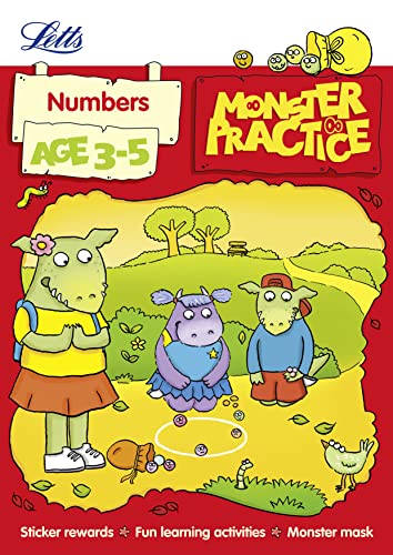 9781844197705: Numbers Age 3-5 (Letts Monster Practice)