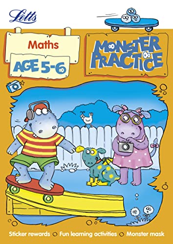 Beispielbild fr Maths Age 5-6 (Letts Monster Practice) zum Verkauf von AwesomeBooks