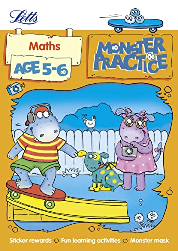 9781844197743: Maths Age 5-6 (Letts Monster Practice)