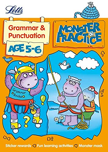 Beispielbild fr Grammar and Punctuation Age 5-6 (Letts Monster Practice) zum Verkauf von WorldofBooks