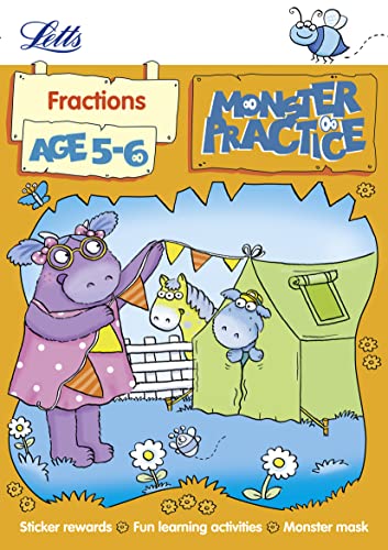 9781844197996: Fractions Age 5-6 (Letts Monster Practice)