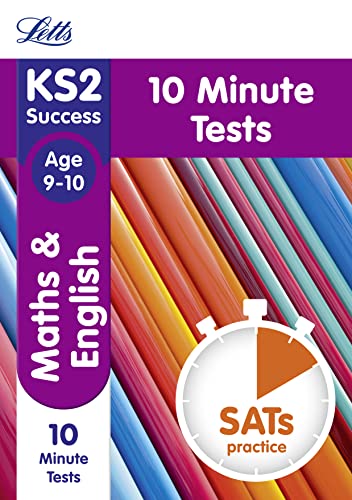 Beispielbild fr KS2 Maths and English SATs Age 9-10: 10-Minute Tests (Letts KS2 Revision Success) zum Verkauf von WorldofBooks