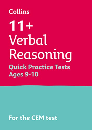 9781844198917: 11+ Verbal Reasoning Quick Practice Tests Age 9-10 (Year 5): For the 2025 CEM Tests (Collins 11+ Practice)