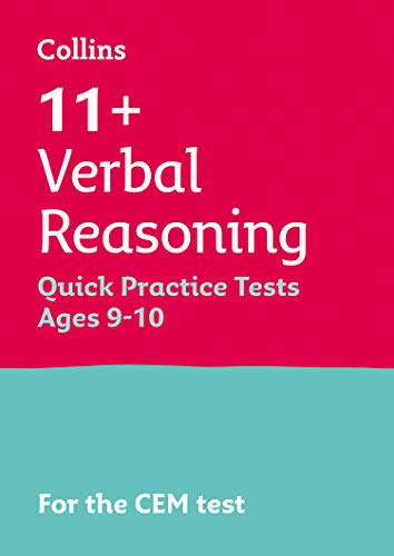 9781844198917: 11+ Verbal Reasoning Quick Practice Tests Age 9-10 (Year 5): For the 2023 CEM Tests (Collins 11+ Practice)