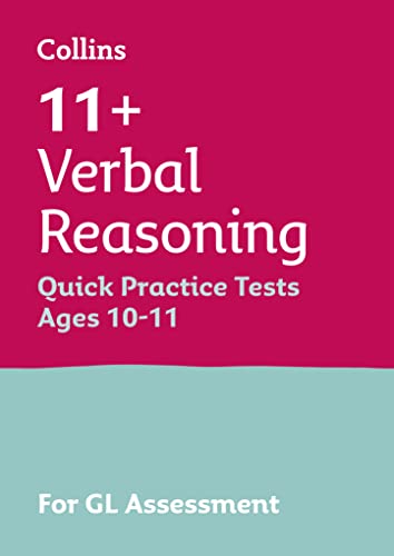 Imagen de archivo de 11+ Verbal Reasoning Quick Practice Tests Age 10-11 a la venta por Blackwell's