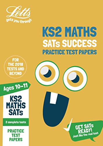 Stock image for KS2 Maths SATs Practice Test Papers: 2019 tests (Letts KS2 SATs Success): 2018 Tests for sale by WorldofBooks
