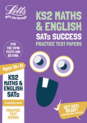 9781844199327: KS2 Maths and English SATs Practice Test Papers: 2019 tests (Letts KS2 SATs Success): 2018 Tests