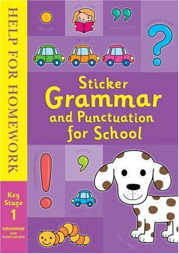 Imagen de archivo de Help for Homework: Sticker Grammar and Punctuation for School a la venta por AwesomeBooks