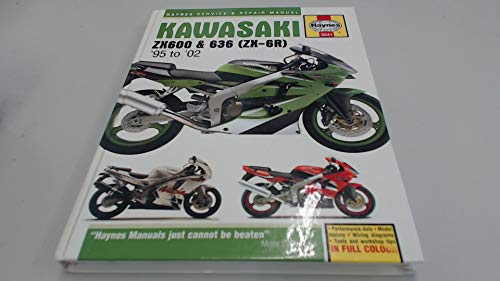 Beispielbild fr Kawasaki ZX600 & 636 (ZX-6R) 1995-2002 (Haynes Service and Repair Manual Series) zum Verkauf von GF Books, Inc.