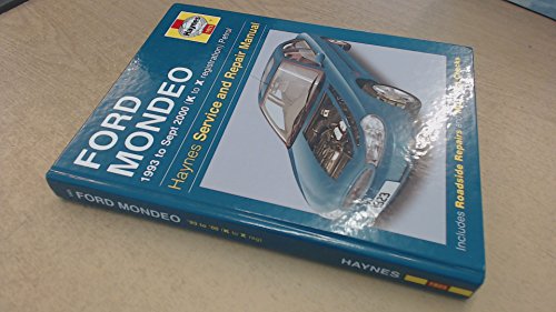 Beispielbild fr Ford Mondeo Service and Repair Manual: 1993 to Sept 2000 (K to X Reg) (Haynes Service and Repair Manuals) zum Verkauf von Reuseabook