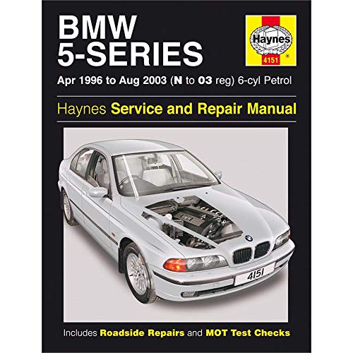 Beispielbild fr BMW 5-series 6-cyl Petrol: 96 to 03 (Haynes Service and Repair Manuals) zum Verkauf von WorldofBooks